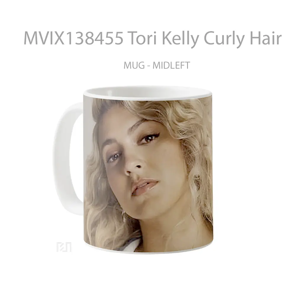 Mug Tori Kelly Curly Hair Gelas Keramik Unik - All-side / Desain