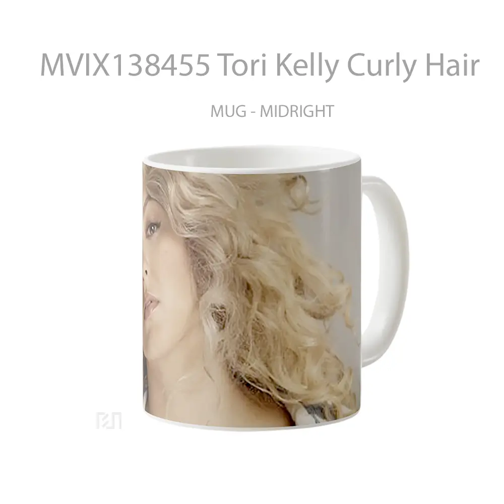 Mug Tori Kelly Curly Hair Gelas Keramik Unik - All-side / Desain