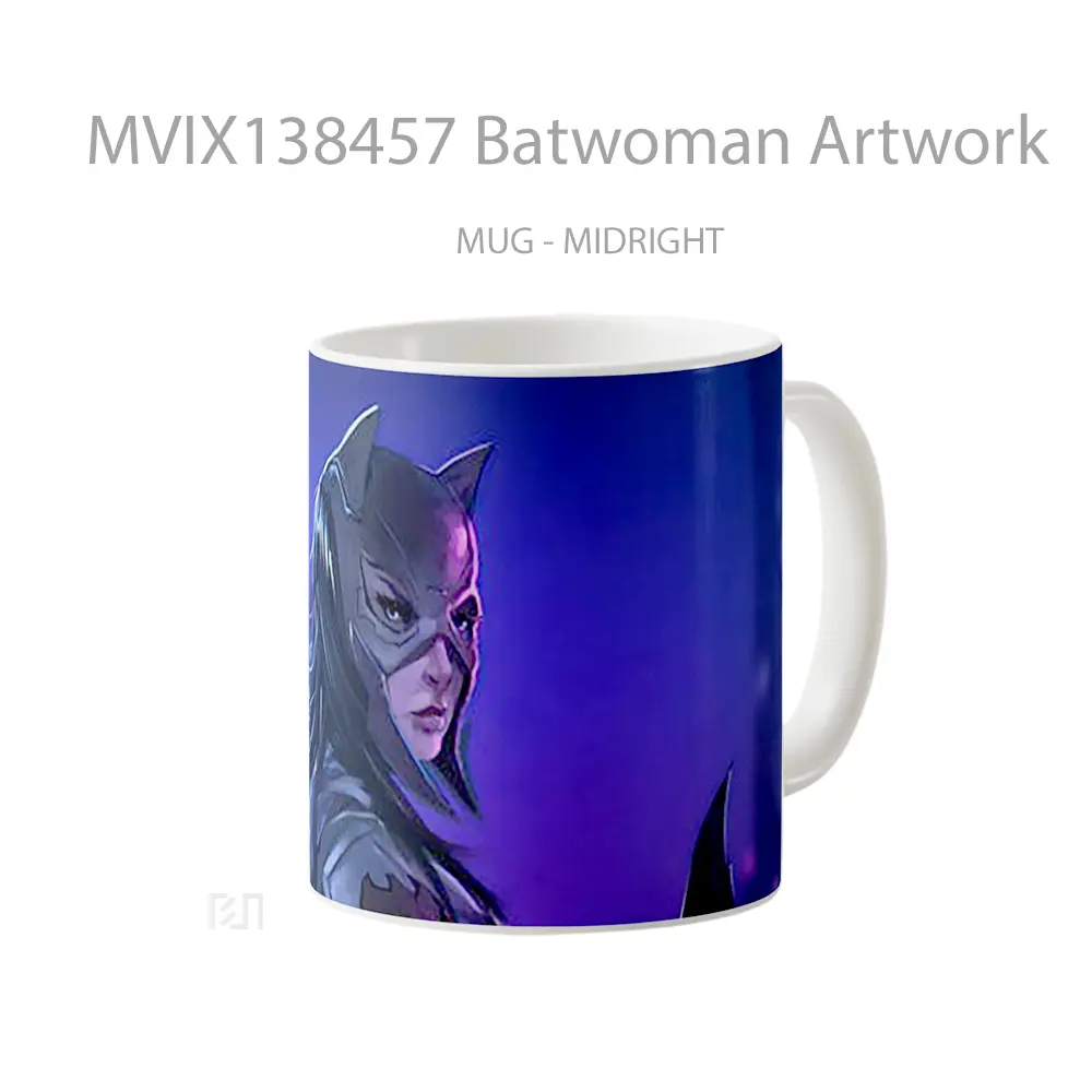 Mug Batwoman Artwork Gelas Seni Modern - All-side / Desain