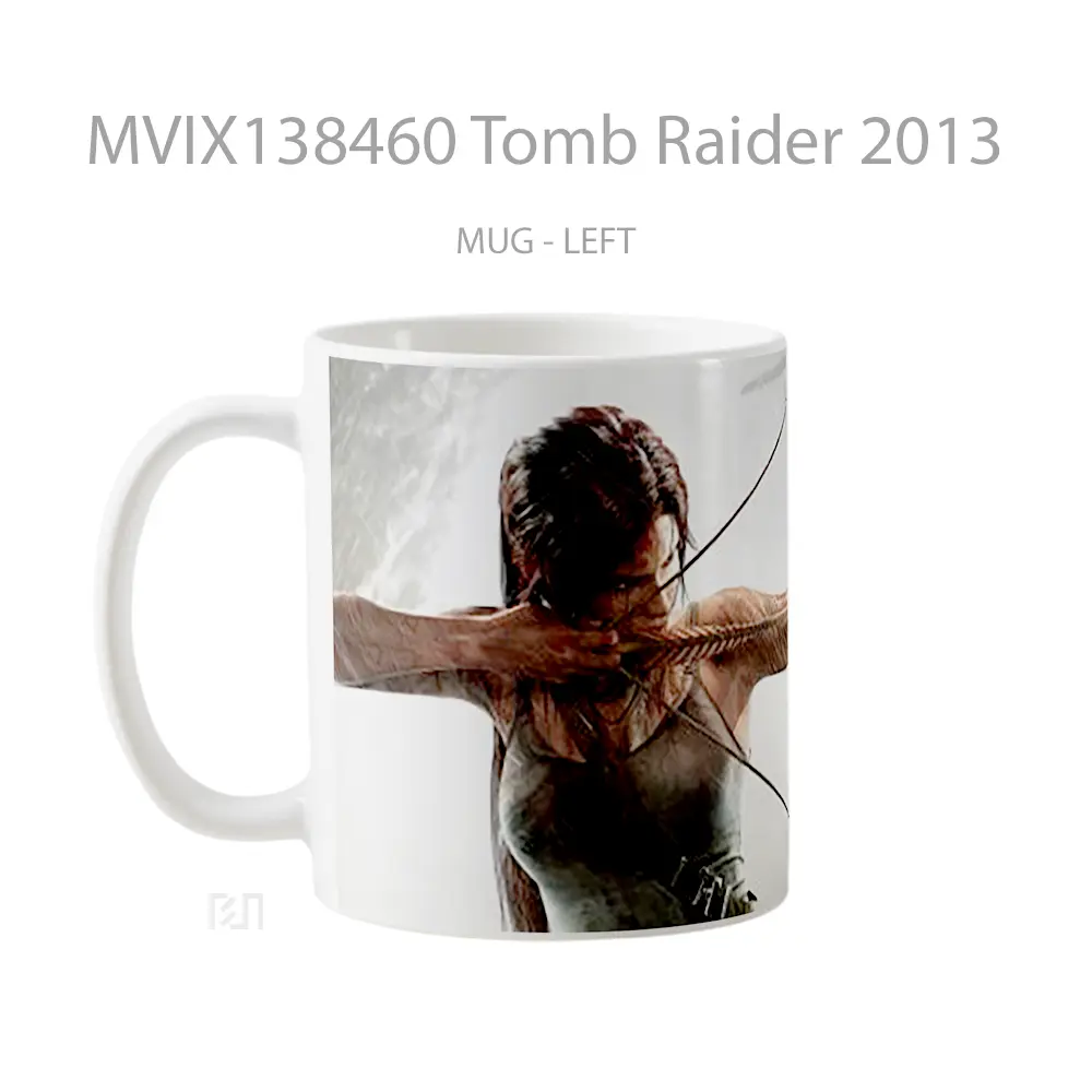 Mug Tomb Raider 2013 Gelas Keramik Unik - All-side / Desain