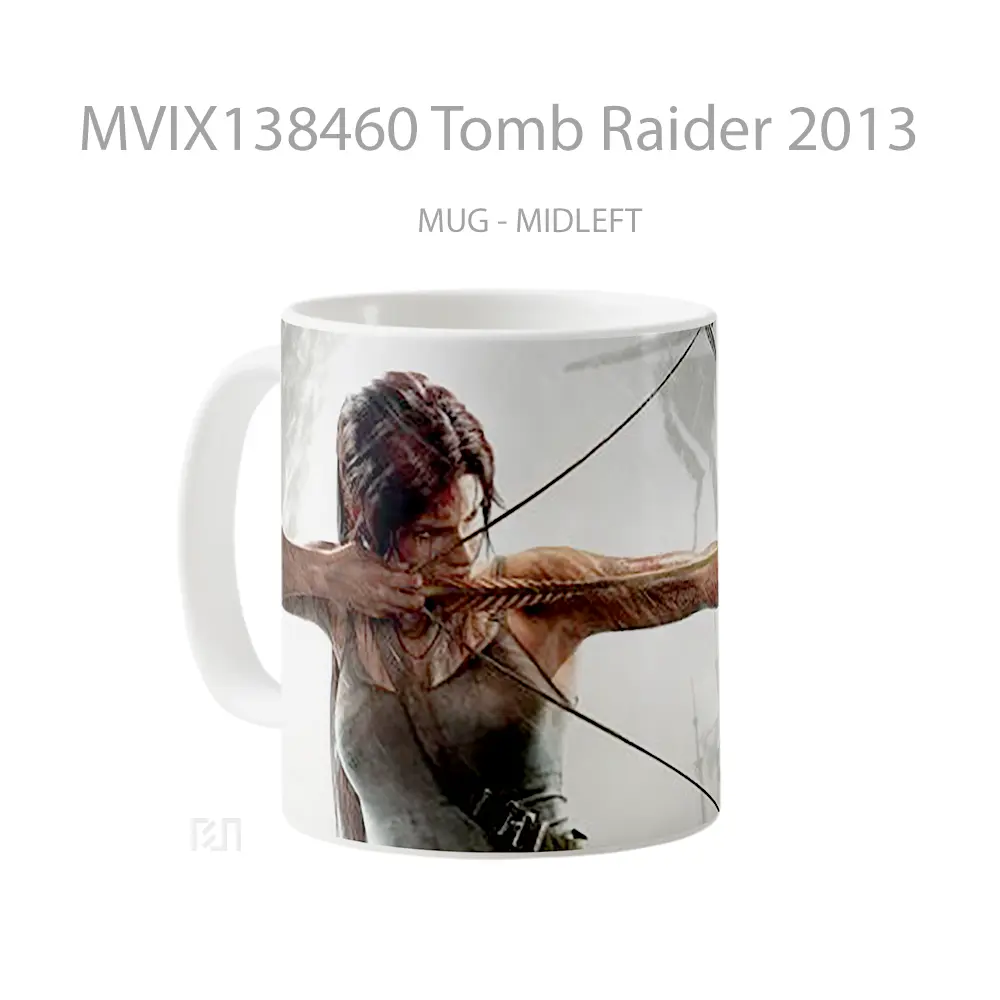 Mug Tomb Raider 2013 Gelas Keramik Unik - All-side / Desain