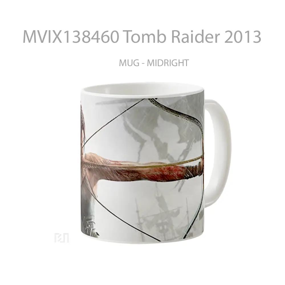 Mug Tomb Raider 2013 Gelas Keramik Unik - All-side / Desain