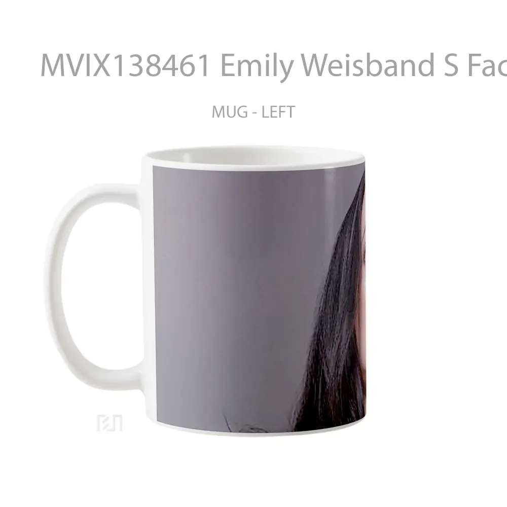 Mug Emily Weisband S Face Gelas Keramik Unik - All-side / Desain