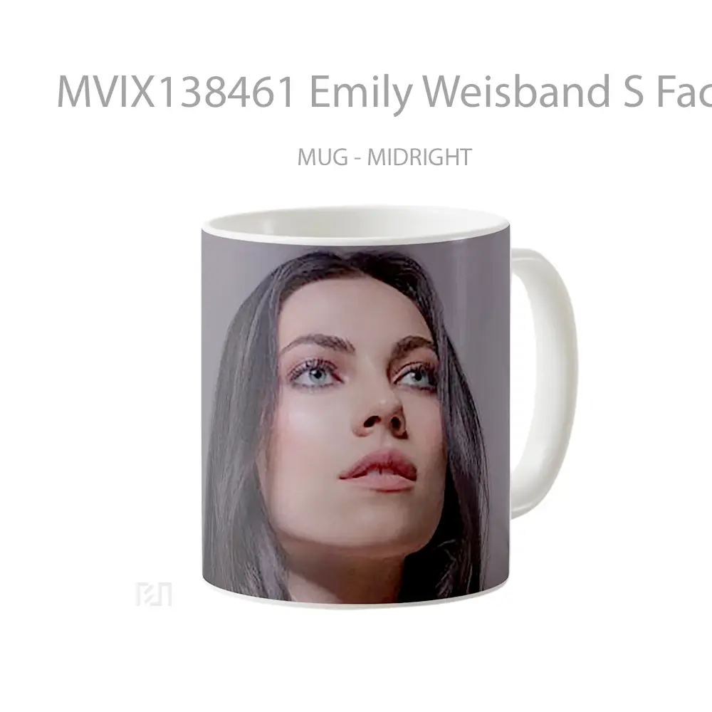 Mug Emily Weisband S Face Gelas Keramik Unik - All-side / Desain