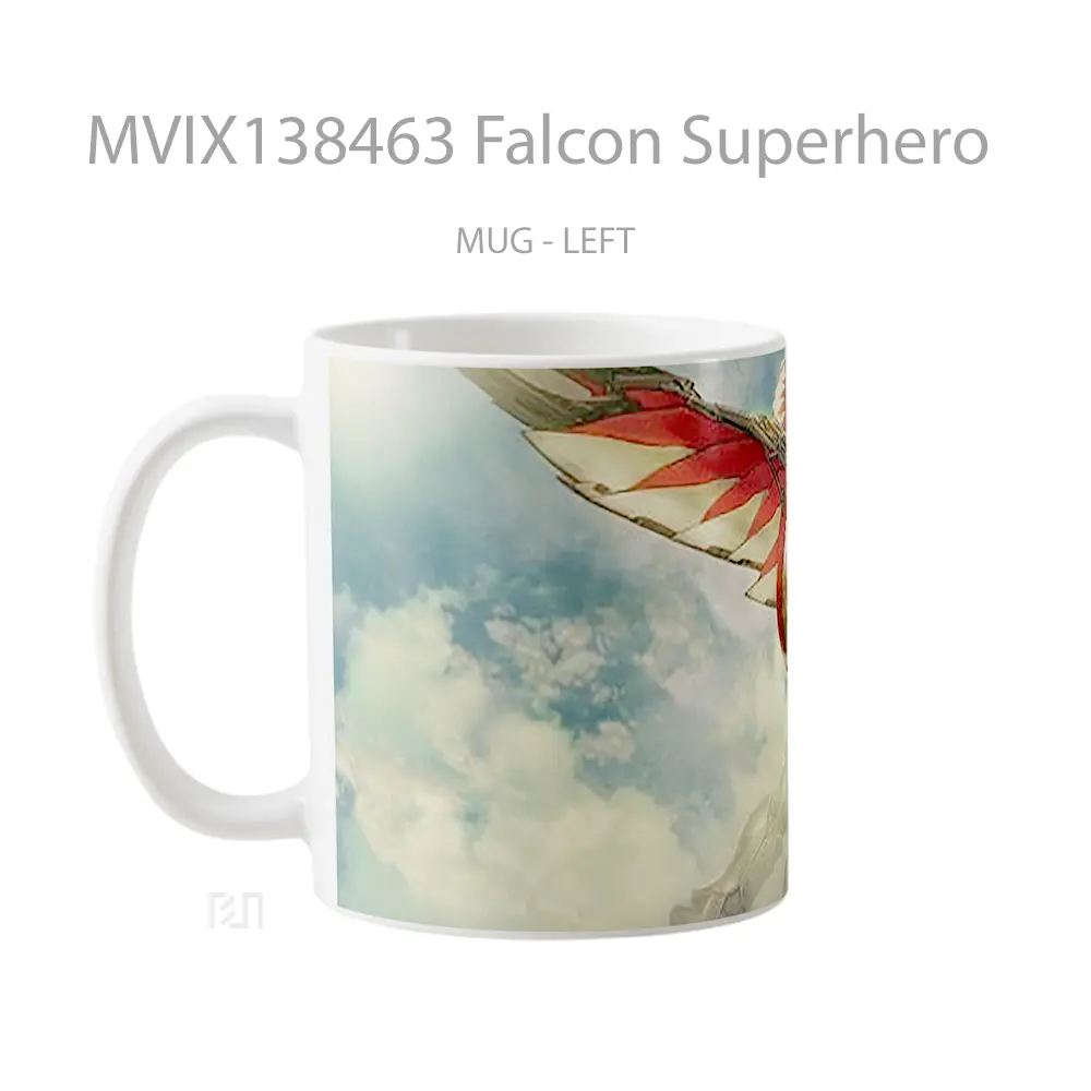 Mug Falcon Superhero Gelas Superhero - All-side / Desain