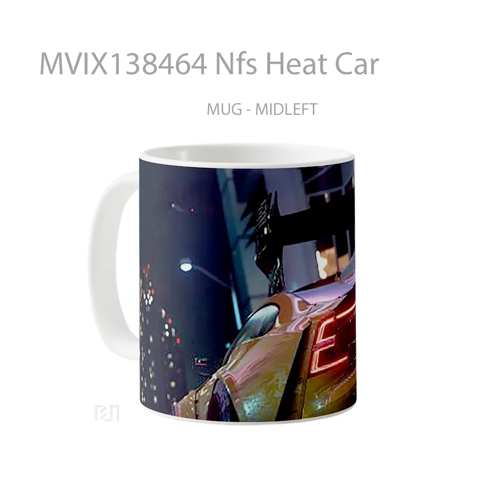 Mug Nfs Heat Car Cangkir Mobil - All-side / Desain
