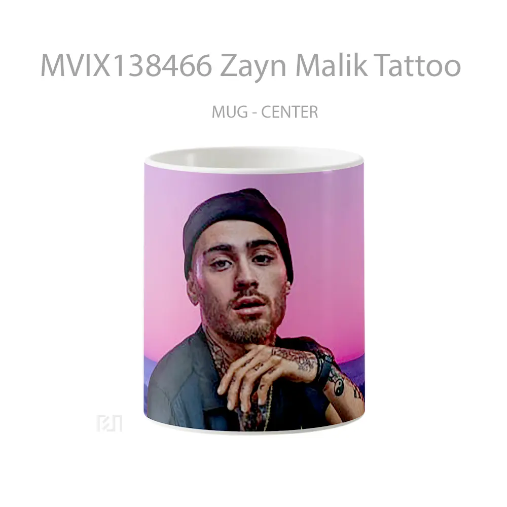 Mug Zayn Malik Tattoo Gelas Keramik Unik