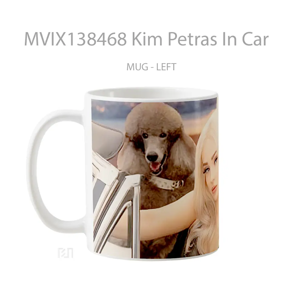 Mug Kim Petras In Car Cangkir Mobil - All-side / Desain