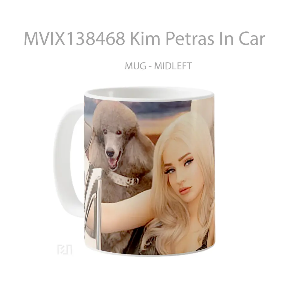 Mug Kim Petras In Car Cangkir Mobil - All-side / Desain