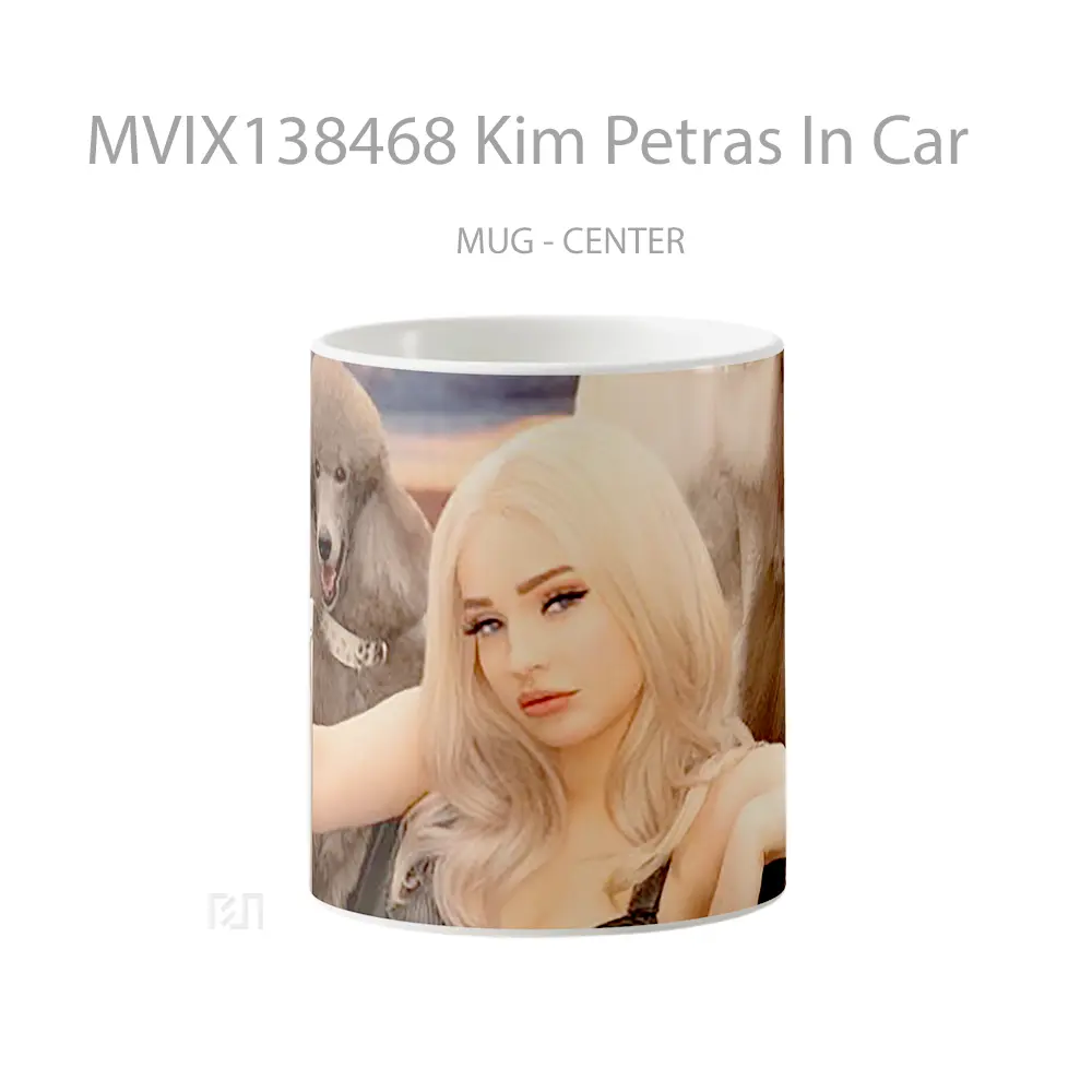 Mug Kim Petras In Car Cangkir Mobil