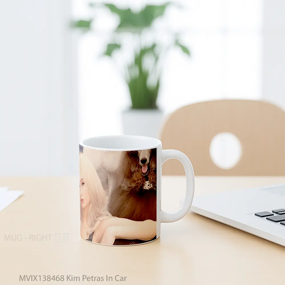 Mug Kim Petras In Car Cangkir Mobil - All-side / Desain