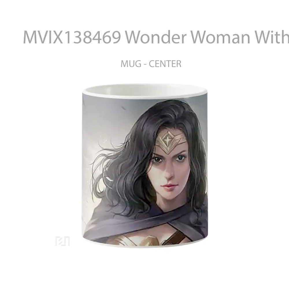 Mug Wonder Woman With Cape Gelas Superhero