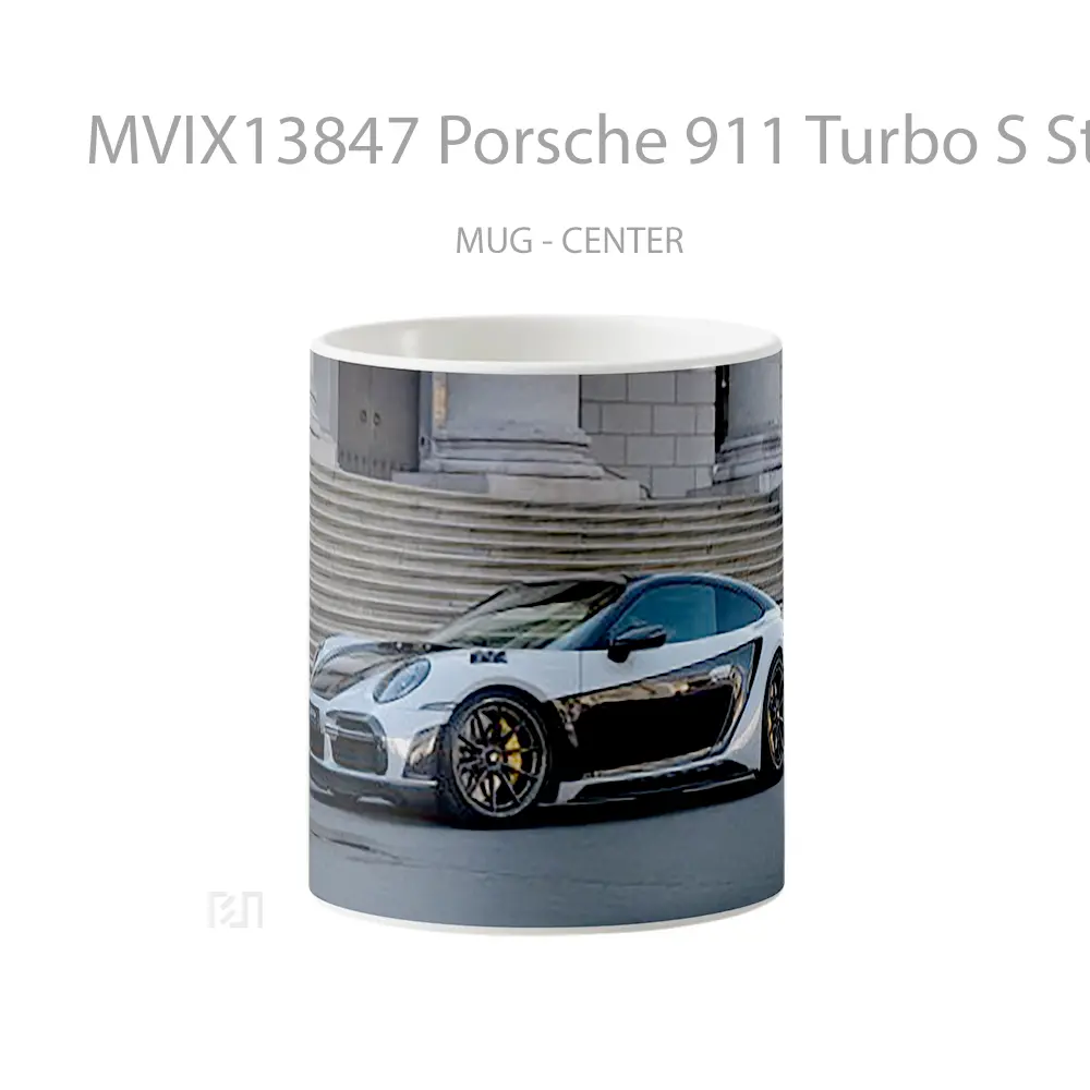 Mug Porsche 911 Turbo S Stinger Gtr 3 Cangkir Mobil