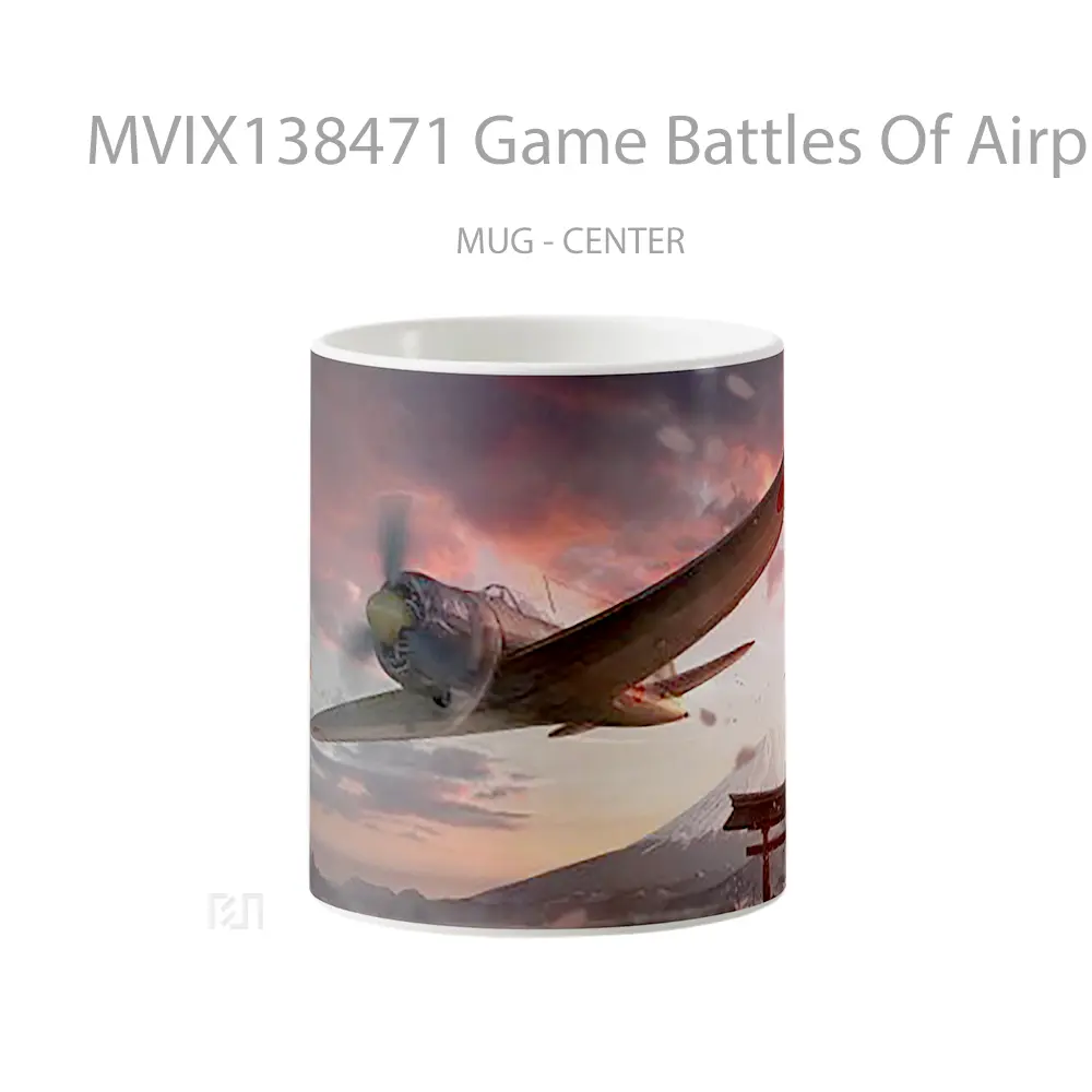 Mug Game Battles Of Airplanes Cangkir Gamer