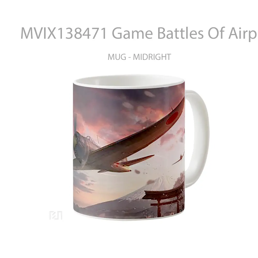 Mug Game Battles Of Airplanes Cangkir Gamer - All-side / Desain