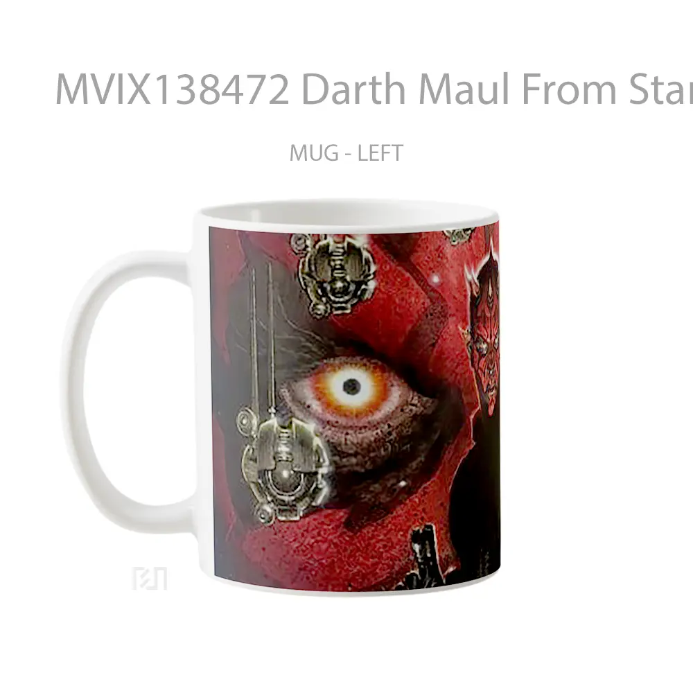 Mug Darth Maul From Star Wars Gelas Star Wars - All-side / Desain