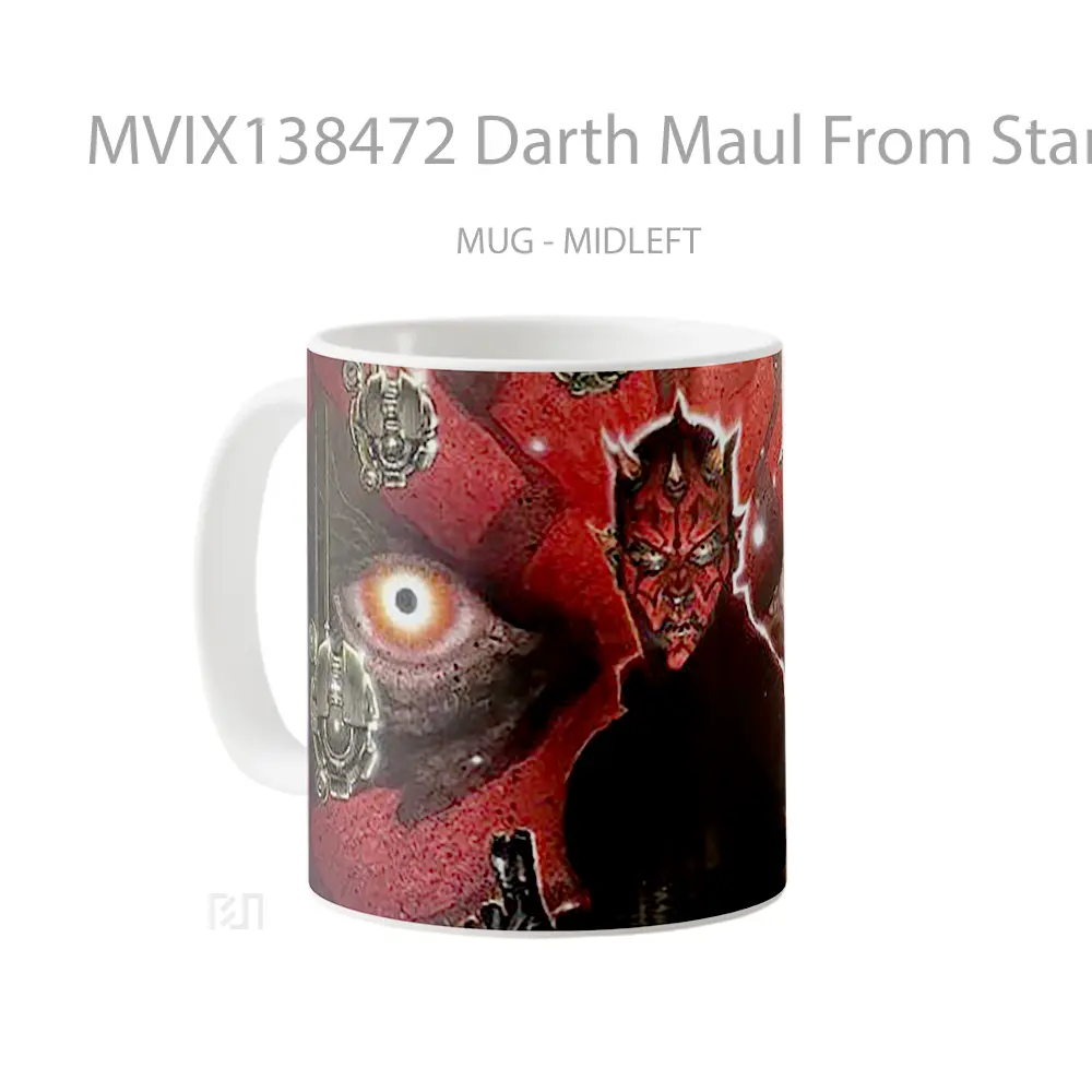 Mug Darth Maul From Star Wars Gelas Star Wars - All-side / Desain