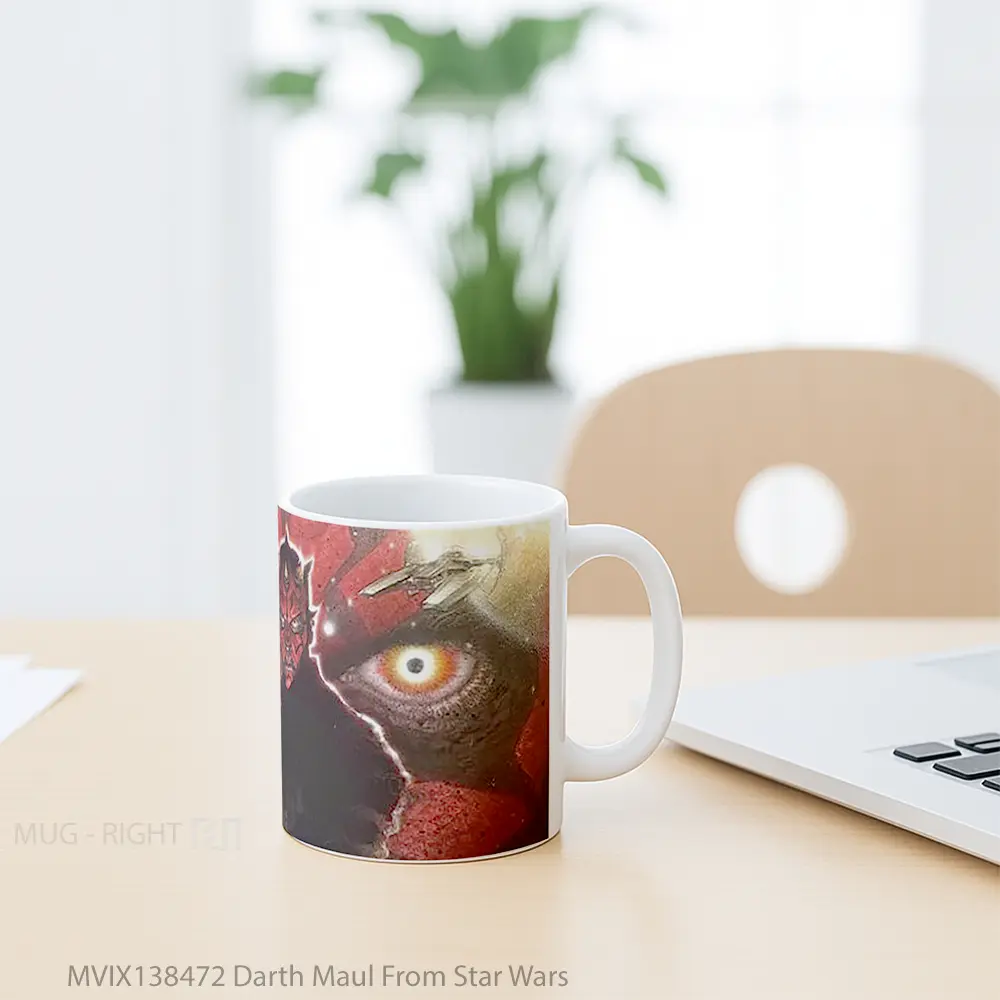 Mug Darth Maul From Star Wars Gelas Star Wars - All-side / Desain