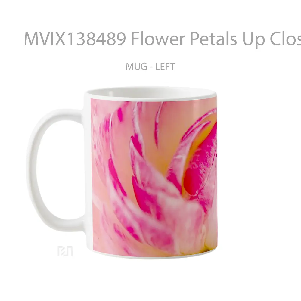 Mug Flower Petals Up Close Gelas Pemandangan Alam - All-side / Desain