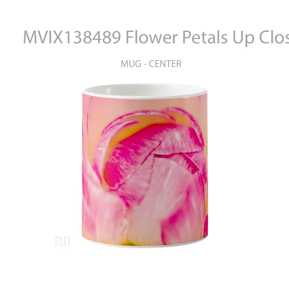 Mug Flower Petals Up Close Gelas Pemandangan Alam