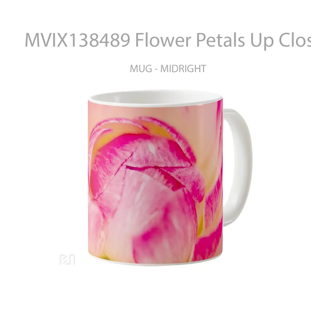 Mug Flower Petals Up Close Gelas Pemandangan Alam - All-side / Desain