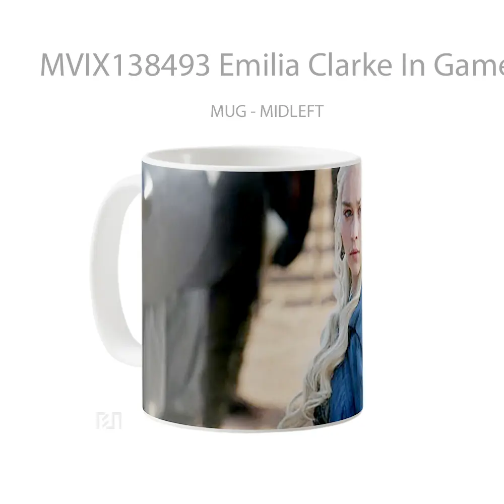 Mug Emilia Clarke In Game Of Thrones V2 Cangkir Gamer - All-side / Desain