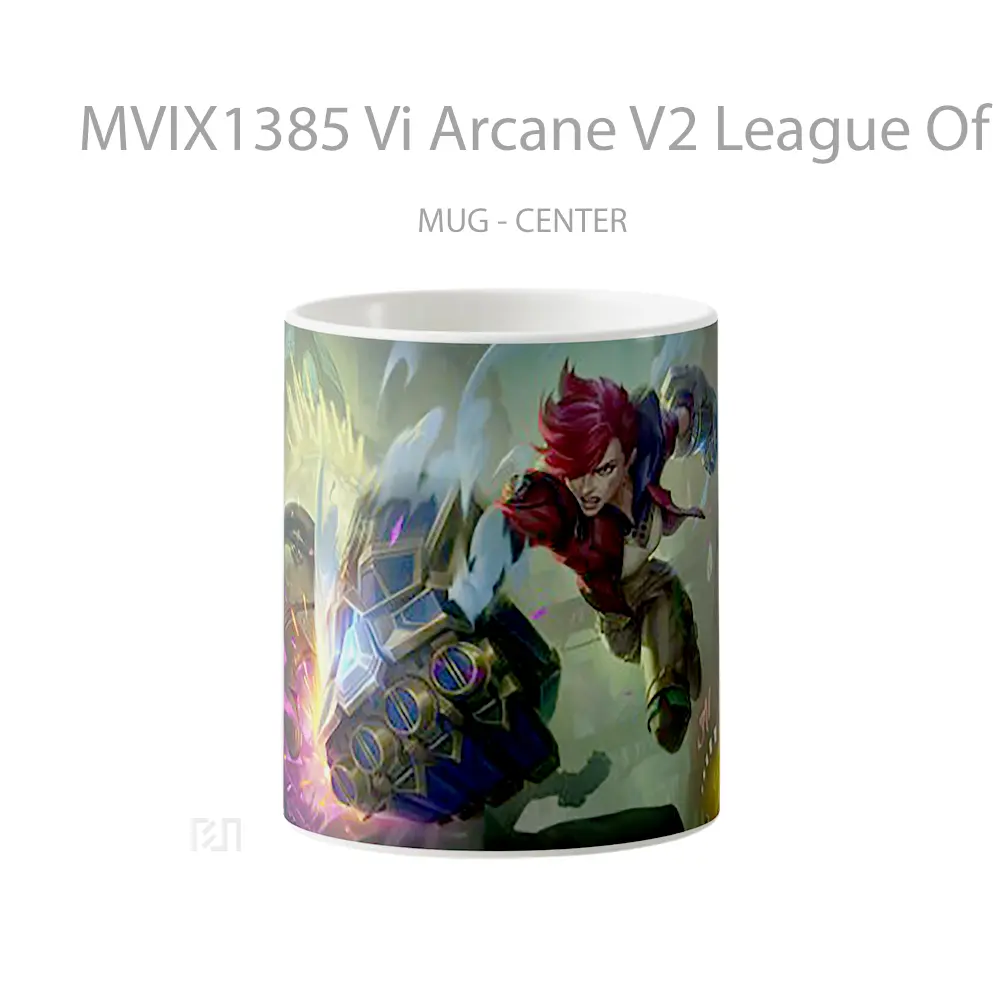 Mug Vi Arcane V2 League Of Legends Cangkir Gamer