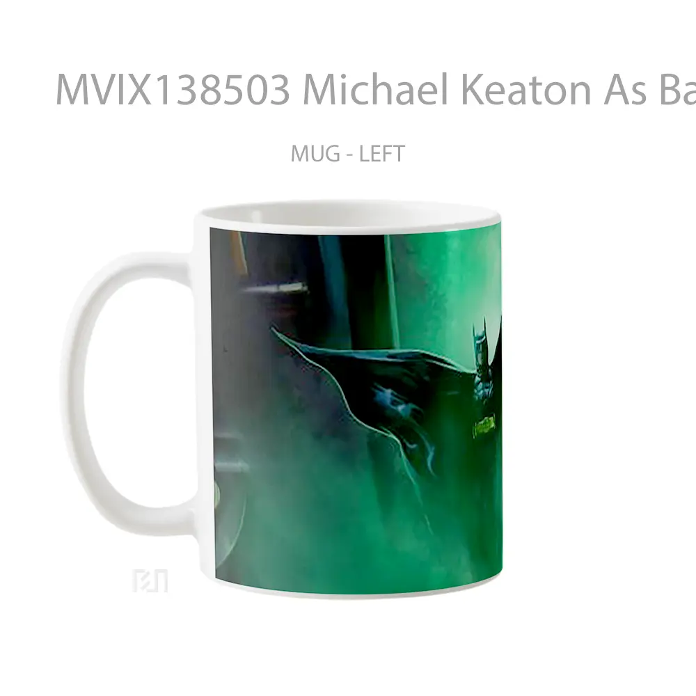 Mug Michael Keaton As Batman Fanart Gelas Superhero - All-side / Desain