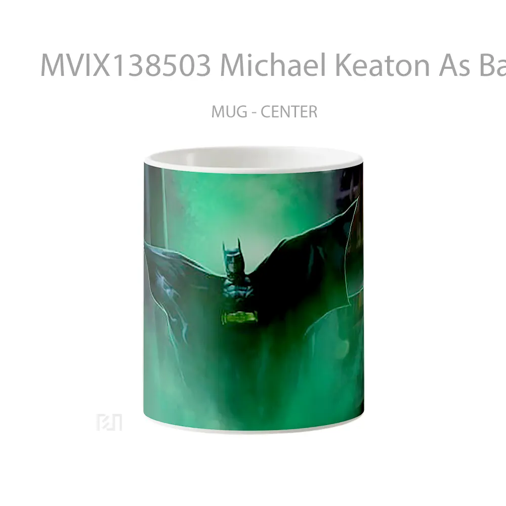 Mug Michael Keaton As Batman Fanart Gelas Superhero