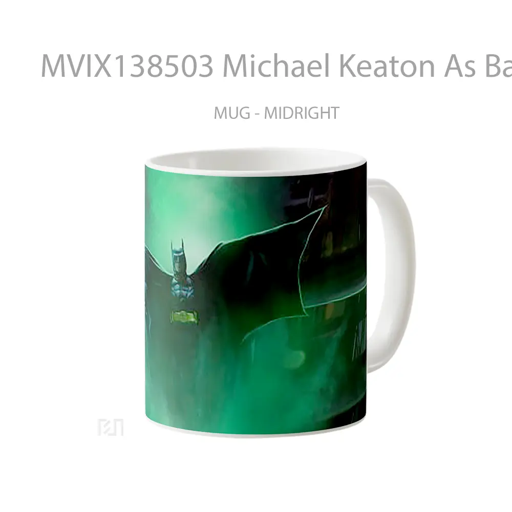 Mug Michael Keaton As Batman Fanart Gelas Superhero - All-side / Desain