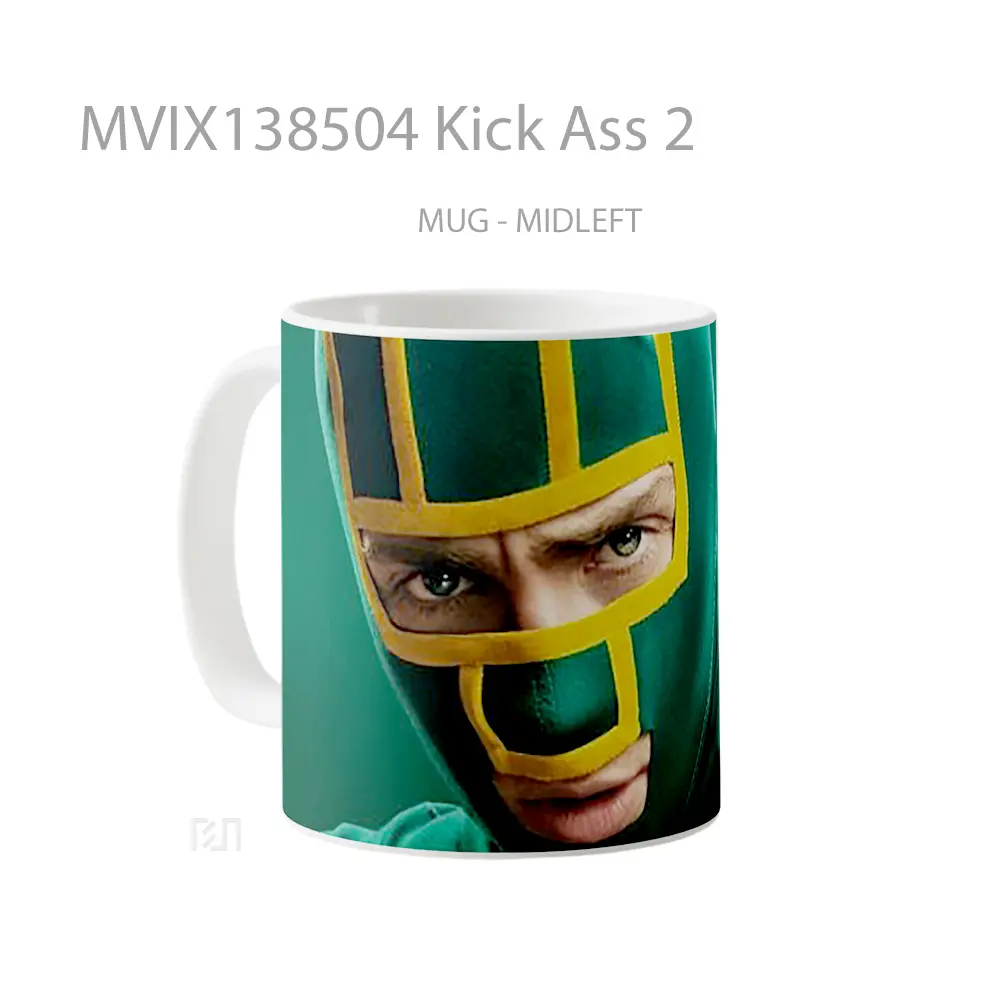Mug Kick Ass 2 Gelas Keramik Unik - All-side / Desain