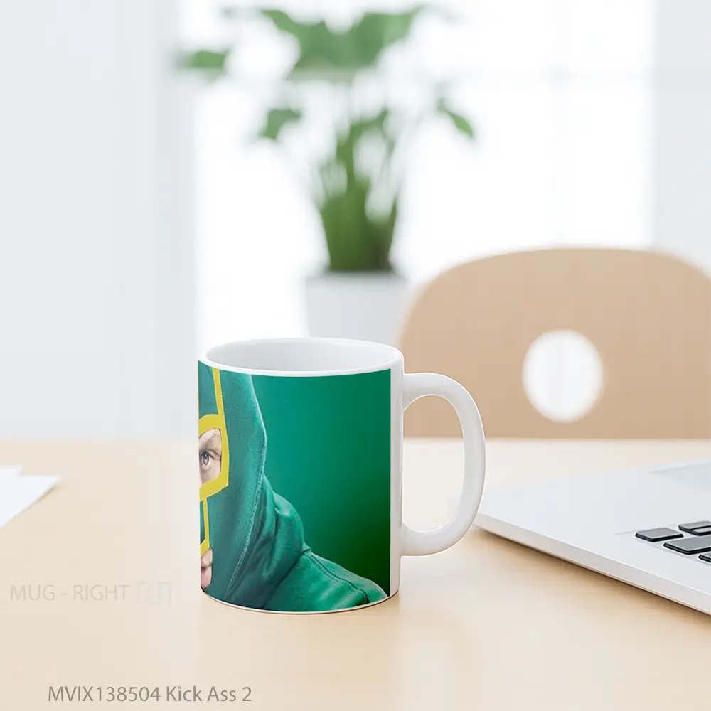 Mug Kick Ass 2 Gelas Keramik Unik - All-side / Desain
