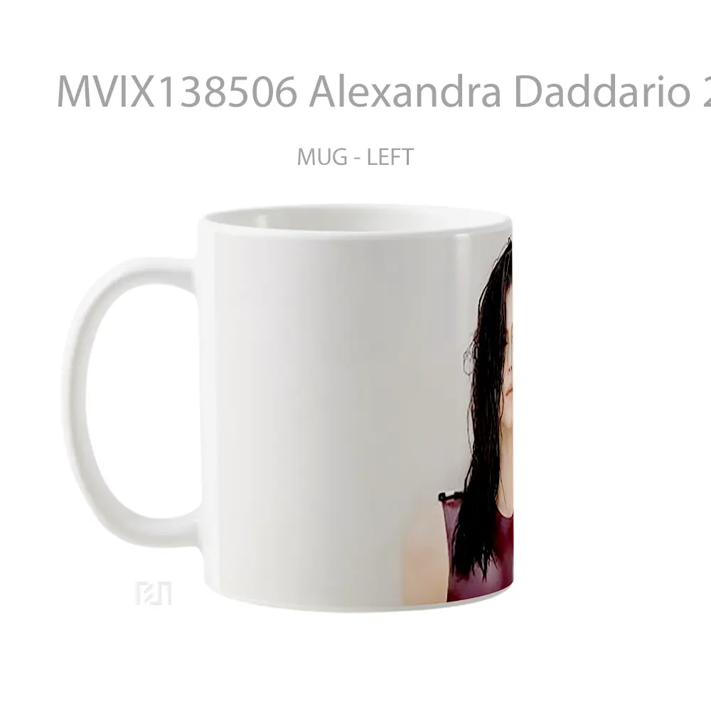 Mug Alexandra Daddario 2020 Gelas Selebriti - All-side / Desain