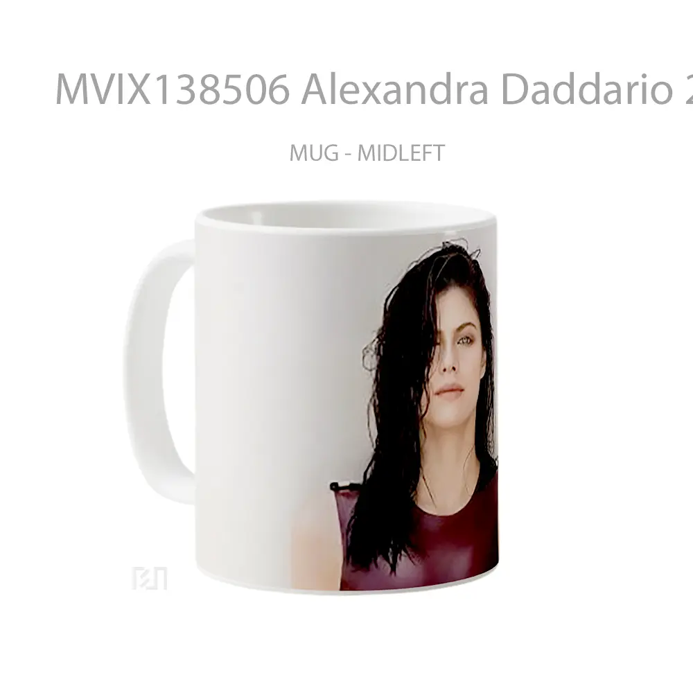 Mug Alexandra Daddario 2020 Gelas Selebriti - All-side / Desain