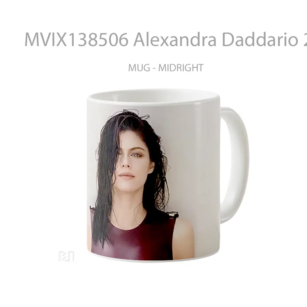 Mug Alexandra Daddario 2020 Gelas Selebriti - All-side / Desain