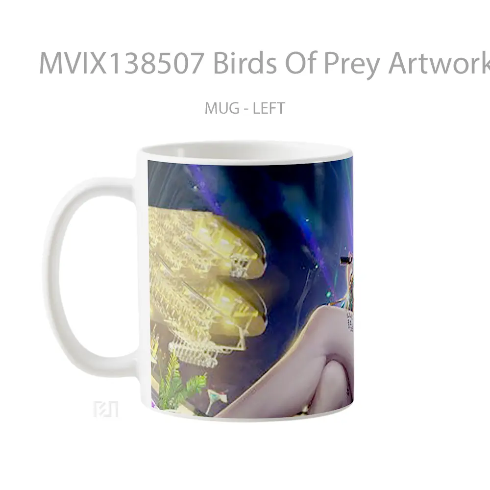 Mug Birds Of Prey Artwork Gelas Hewan Lucu - All-side / Desain