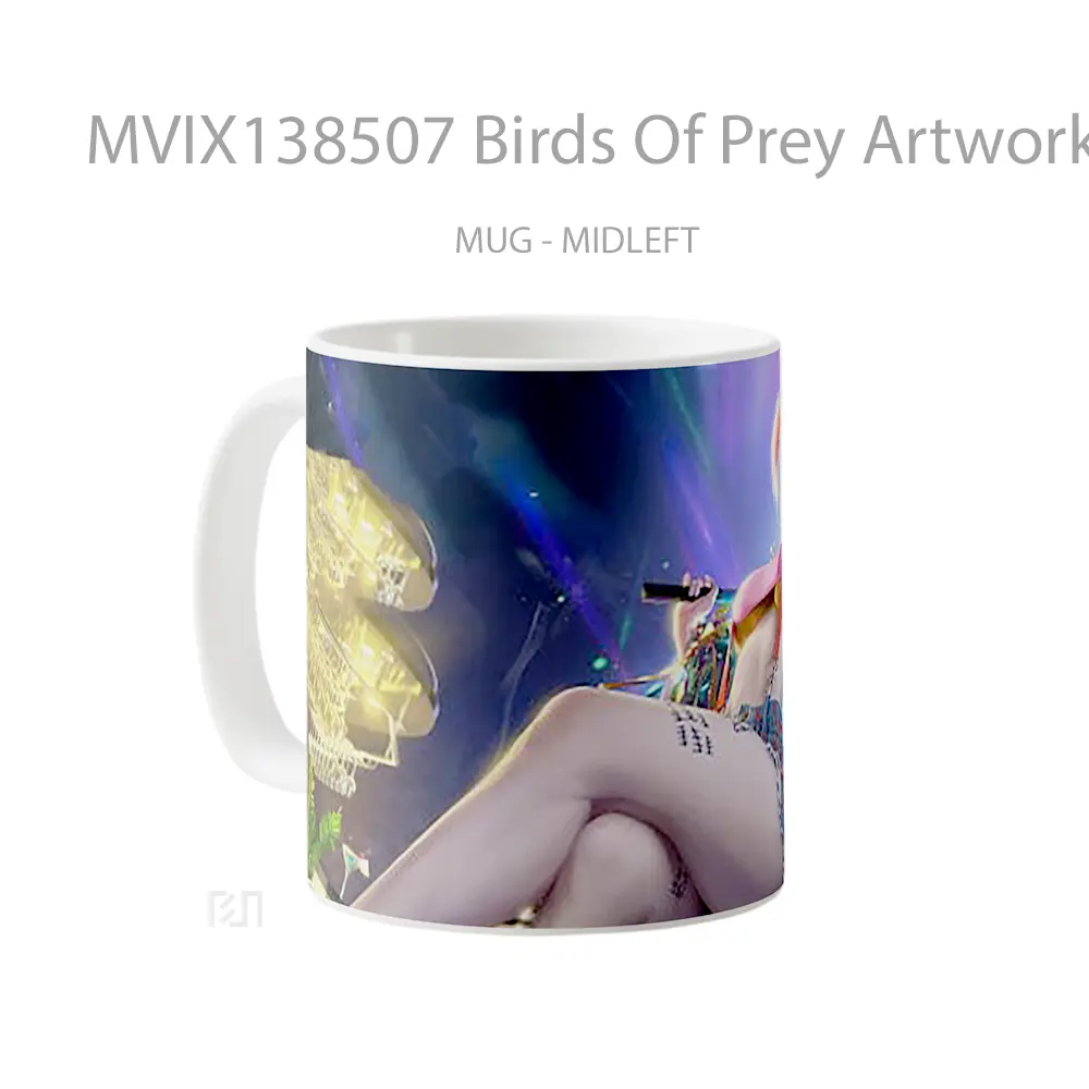 Mug Birds Of Prey Artwork Gelas Hewan Lucu - All-side / Desain