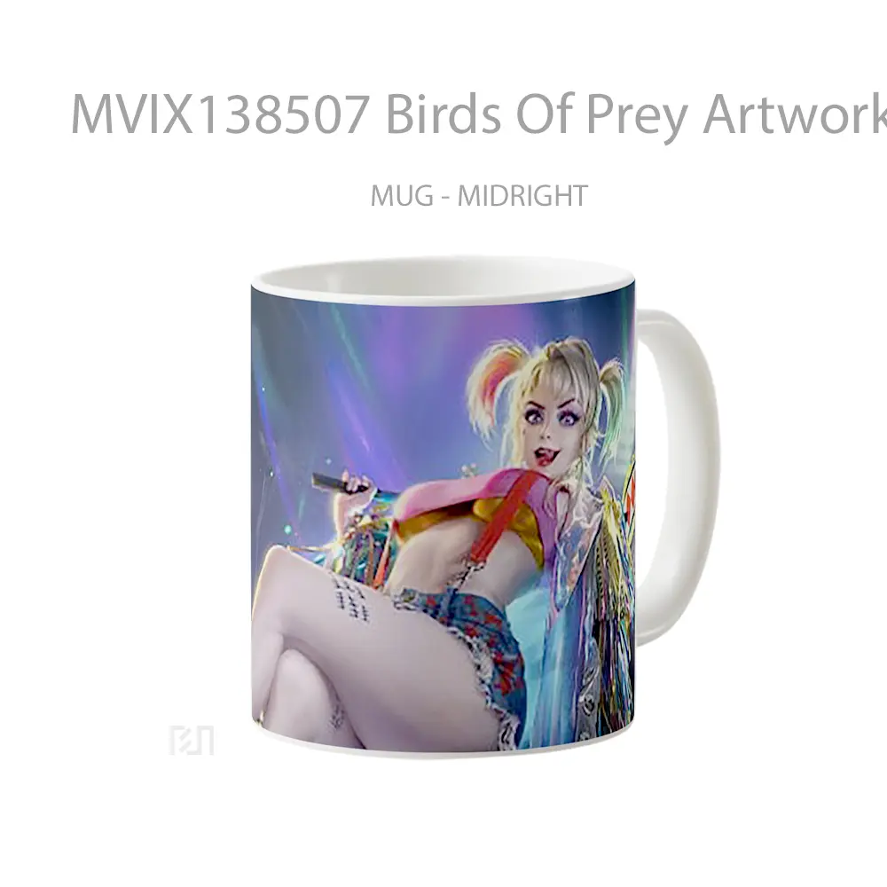 Mug Birds Of Prey Artwork Gelas Hewan Lucu - All-side / Desain
