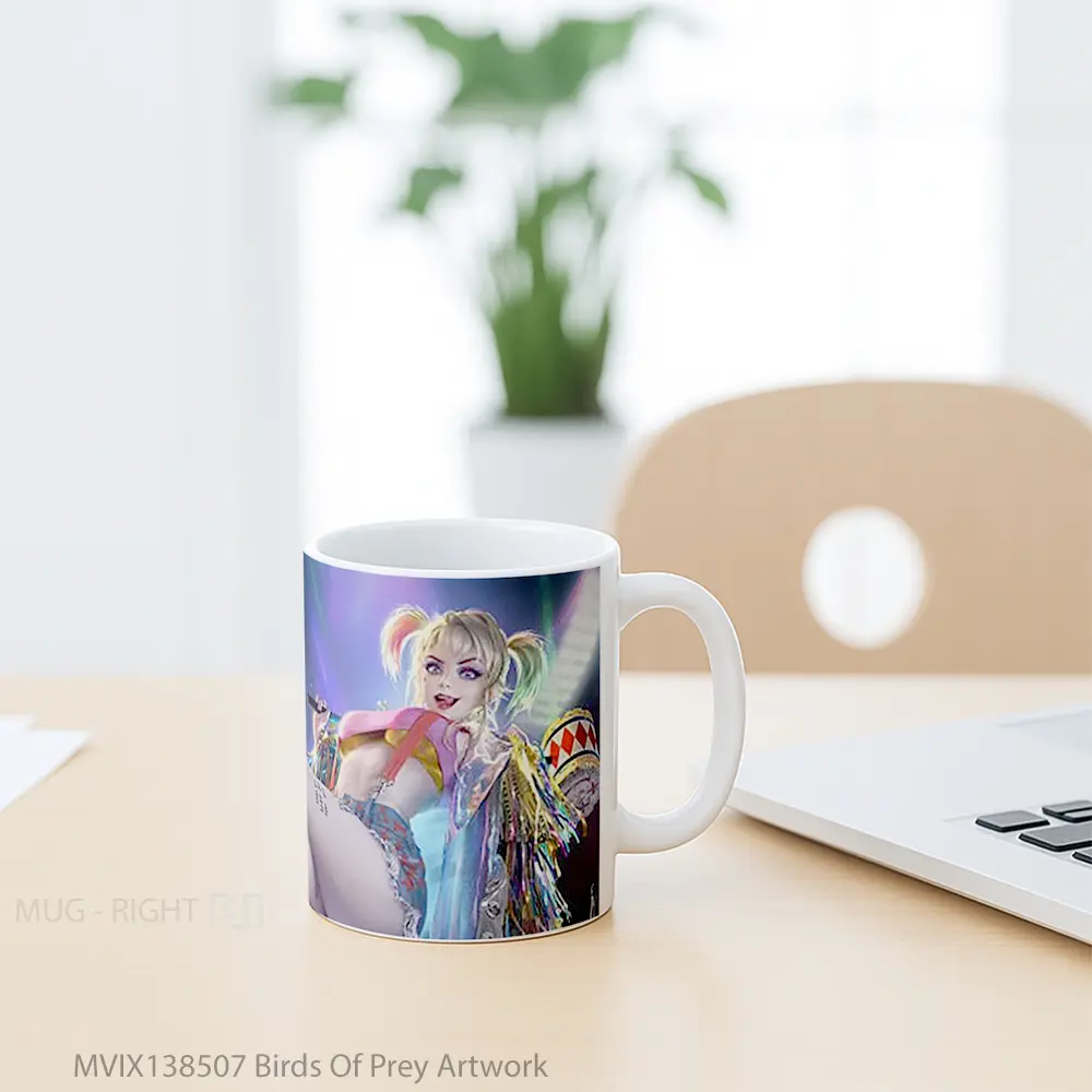 Mug Birds Of Prey Artwork Gelas Hewan Lucu - All-side / Desain