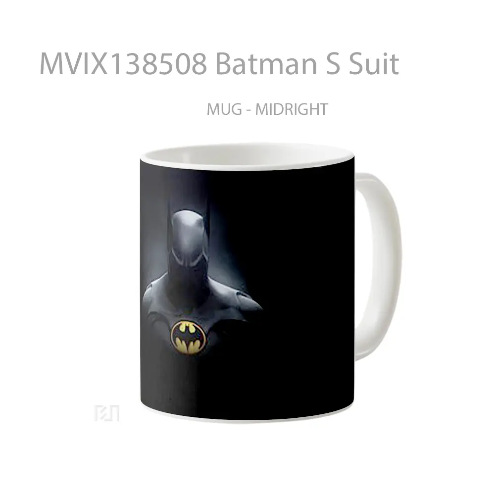 Mug Batman S Suit Gelas Superhero - All-side / Desain