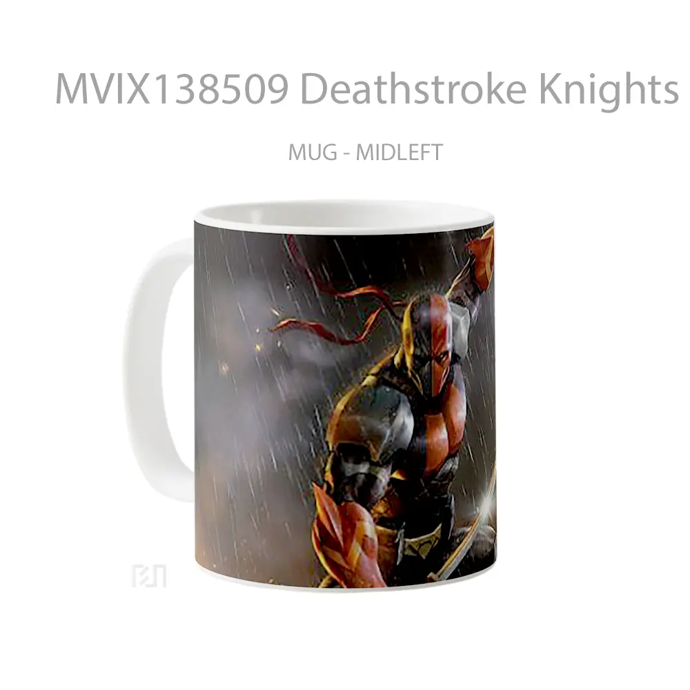 Mug Deathstroke Knights And Dragons Gelas Fantasi - All-side / Desain