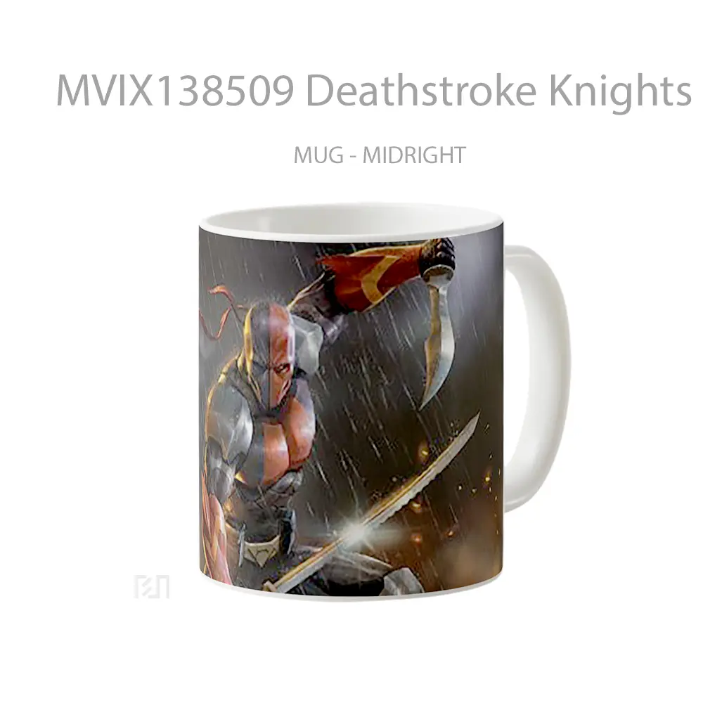 Mug Deathstroke Knights And Dragons Gelas Fantasi - All-side / Desain