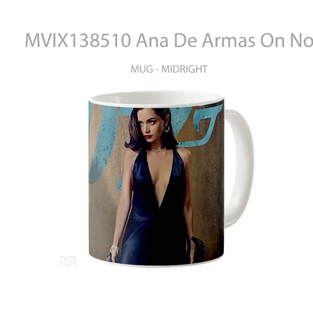 Mug Ana De Armas On No Time To Die Gelas Keramik Unik - All-side / Desain