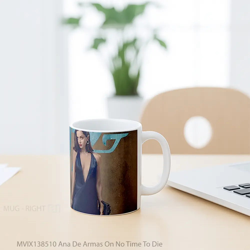 Mug Ana De Armas On No Time To Die Gelas Keramik Unik - All-side / Desain