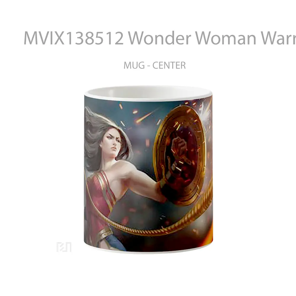 Mug Wonder Woman Warrior Gelas Superhero