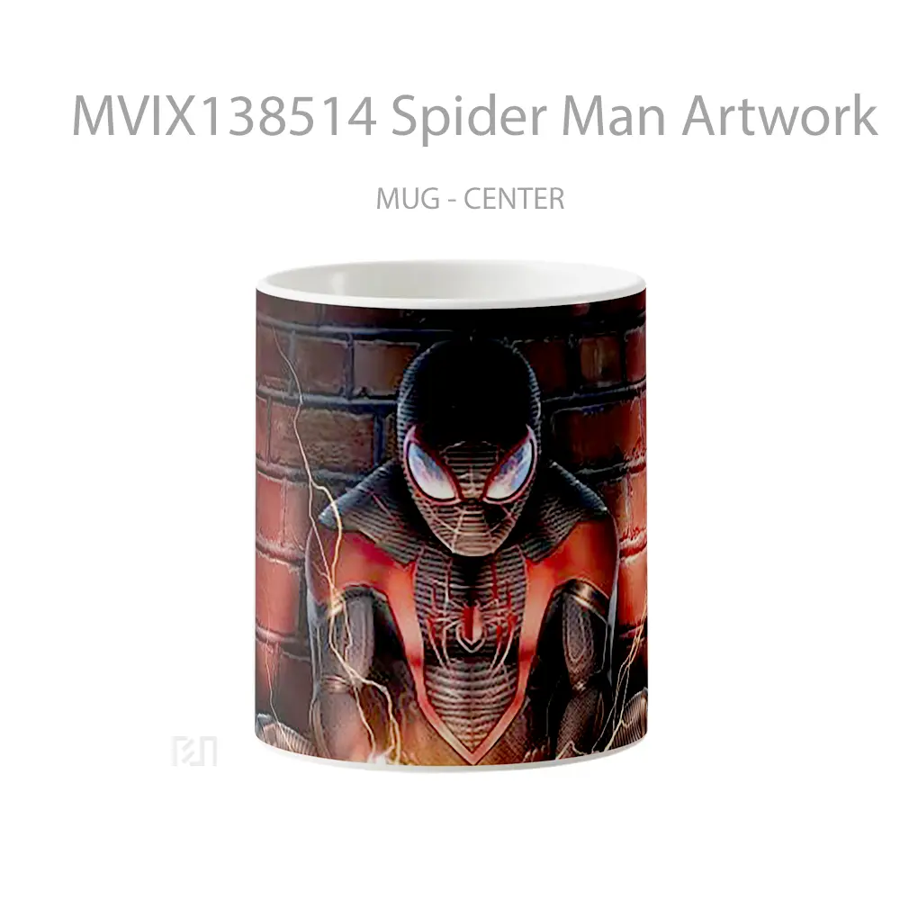Mug Spider Man Artwork Gelas Superhero
