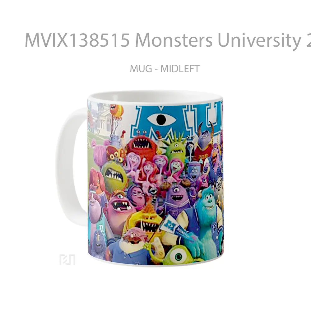 Mug Monsters University 2013 Gelas Keramik Unik - All-side / Desain