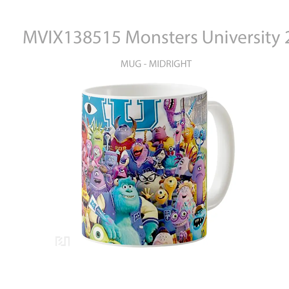 Mug Monsters University 2013 Gelas Keramik Unik - All-side / Desain