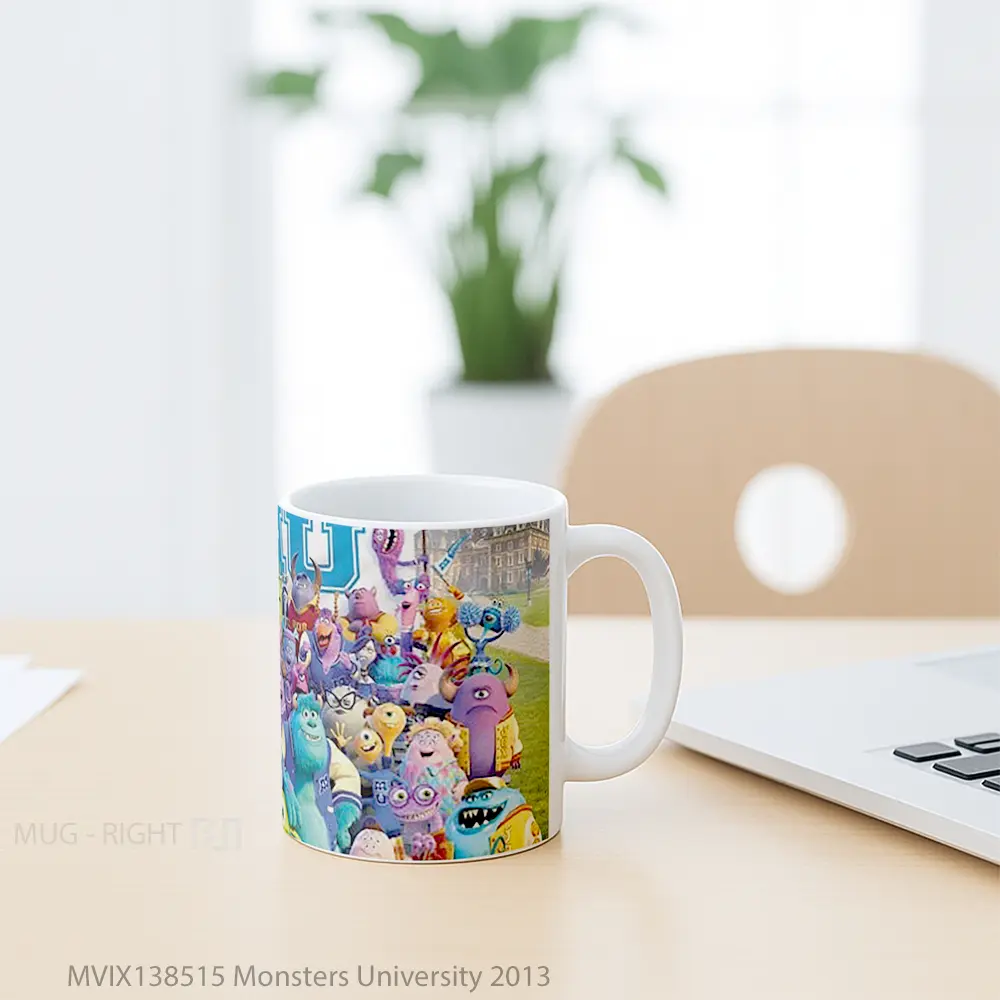 Mug Monsters University 2013 Gelas Keramik Unik - All-side / Desain