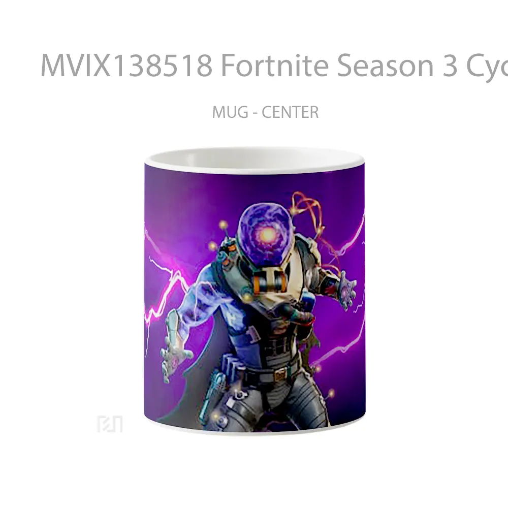 Mug Fortnite Season 3 Cyclo Outfit Cangkir Gamer